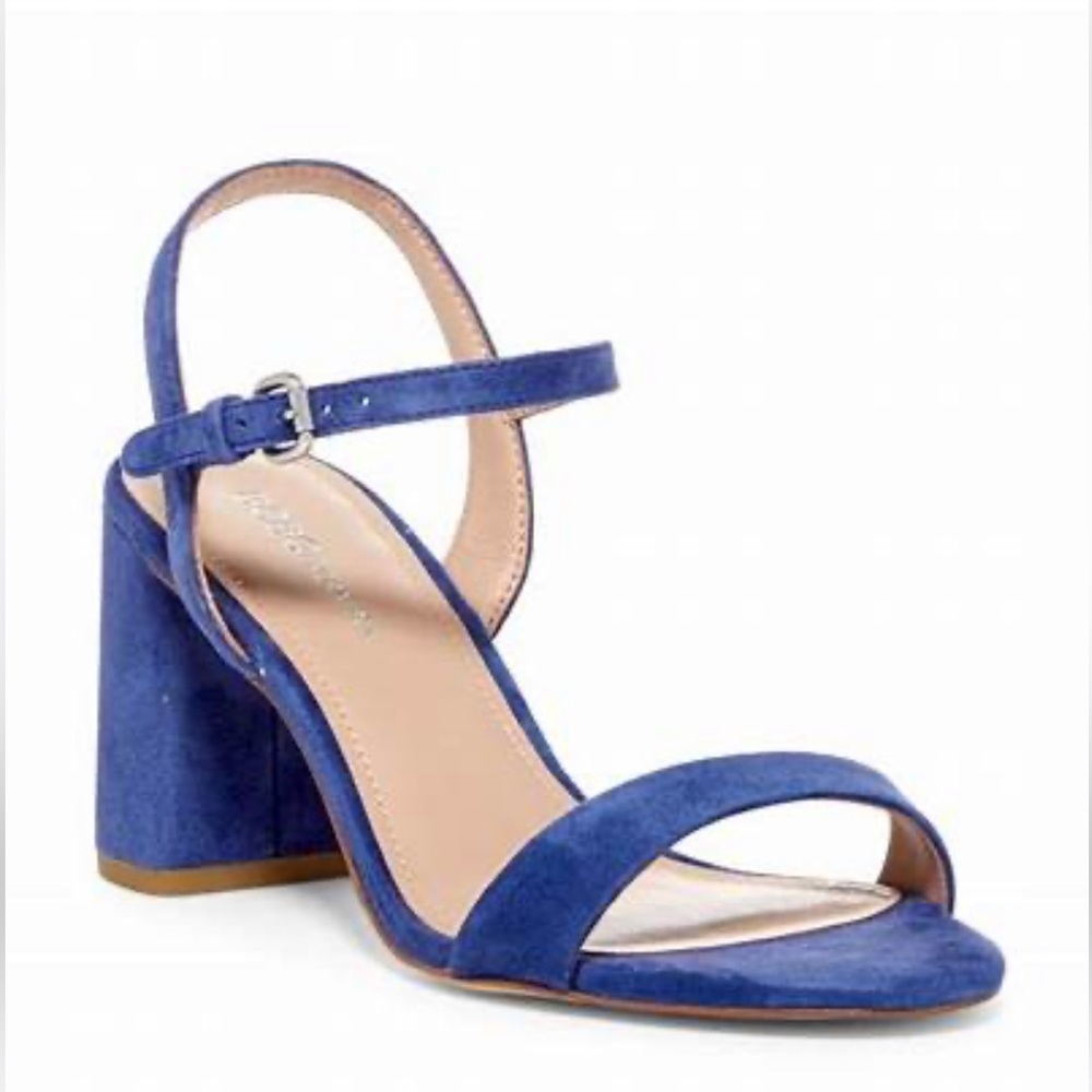 BCBGeneration Women Suede Becca Blue / Iris Sandal US 10 Style No. 34BC001